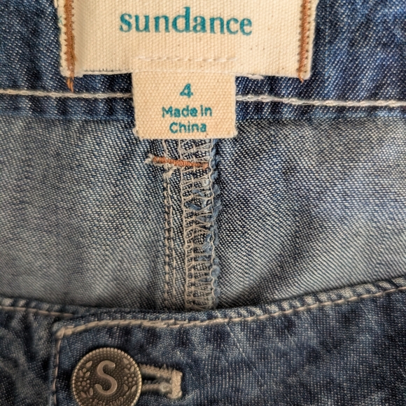 Sundance Womens 4 Jolienne Denim Cargo Joggers Pants 100% Cotton Casual Bohemian - Picture 7 of 8